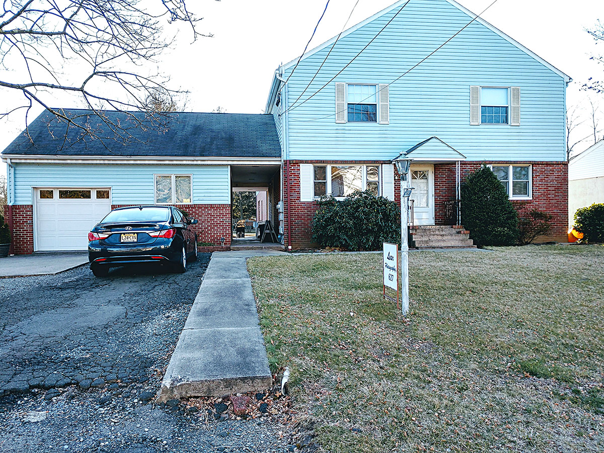 Street view of 627 Bear Tavern Road - Studio is in the rear