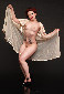 Glamour model burlesque star Ludella Hahn